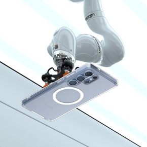 SPIGEN ULTRA HYBRID MAG MAGSAFE GALAXY S25 ULTRA CLEAR/WHITE