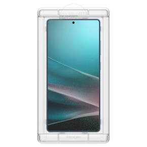 SZKŁO HYBRYDOWE SPIGEN ELITE SHIELD ”EZ FIT” HD GALAXY S25 ULTRA CLEAR