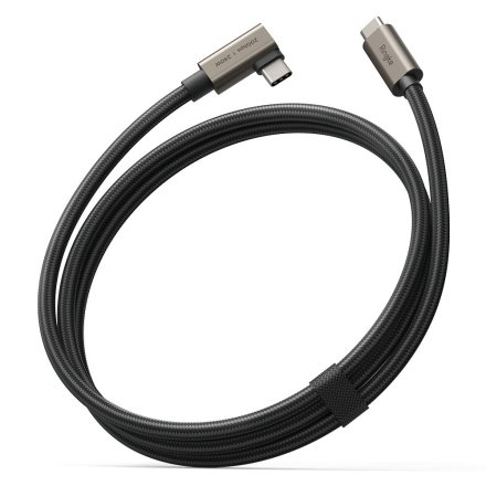 RINGKE USB 3.2 GEN 2X2 TYPE-C 90 DEGREE CABLE PD240W 100CM BLACK