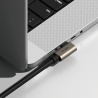 RINGKE USB 3.2 GEN 2X2 TYPE-C 90 DEGREE CABLE PD 240W 200CM BLACK