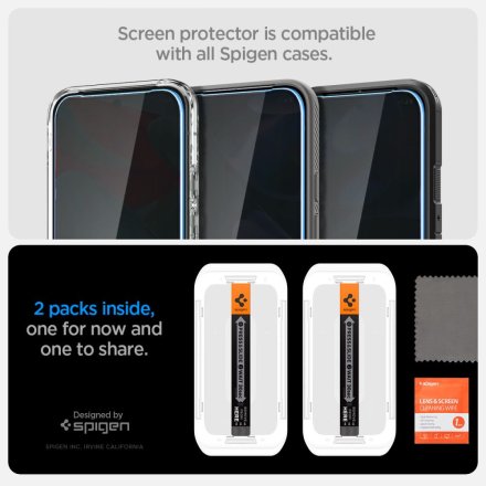 SZKŁO PRYWATYZUJĄCE SPIGEN GLAS.TR ”EZ FIT” 2-PACK GOOGLE PIXEL 9 PRO XL PRIVACY