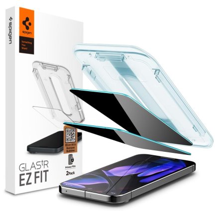 SZKŁO PRYWATYZUJĄCE SPIGEN GLAS.TR ”EZ FIT” 2-PACK GOOGLE PIXEL 9 / 9 PRO PRIVACY