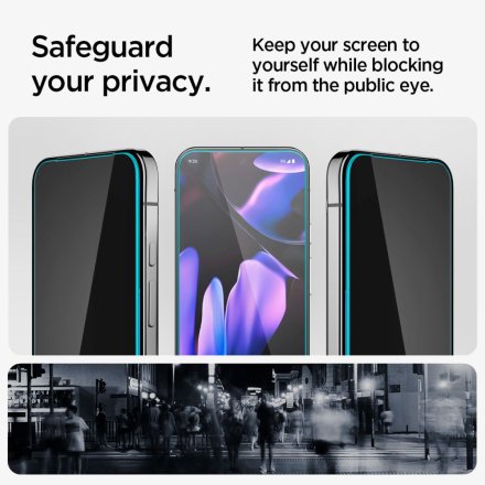 SZKŁO PRYWATYZUJĄCE SPIGEN GLAS.TR ”EZ FIT” 2-PACK GOOGLE PIXEL 9 / 9 PRO PRIVACY