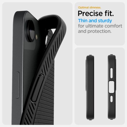 SPIGEN LIQUID AIR IPHONE 16E MATTE BLACK