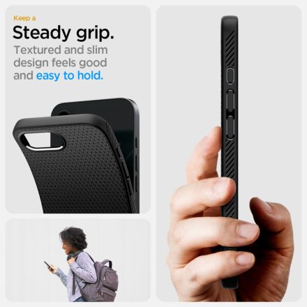 SPIGEN LIQUID AIR IPHONE 16E MATTE BLACK