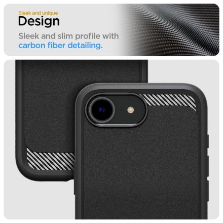 SPIGEN RUGGED ARMOR MAG MAGSAFE IPHONE 16E MATTE BLACK