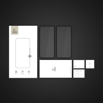 SZKŁO HARTOWANE TECH-PROTECT GLASS FIT+ 2-PACK XIAOMI POCO X7 PRO 5G BLACK