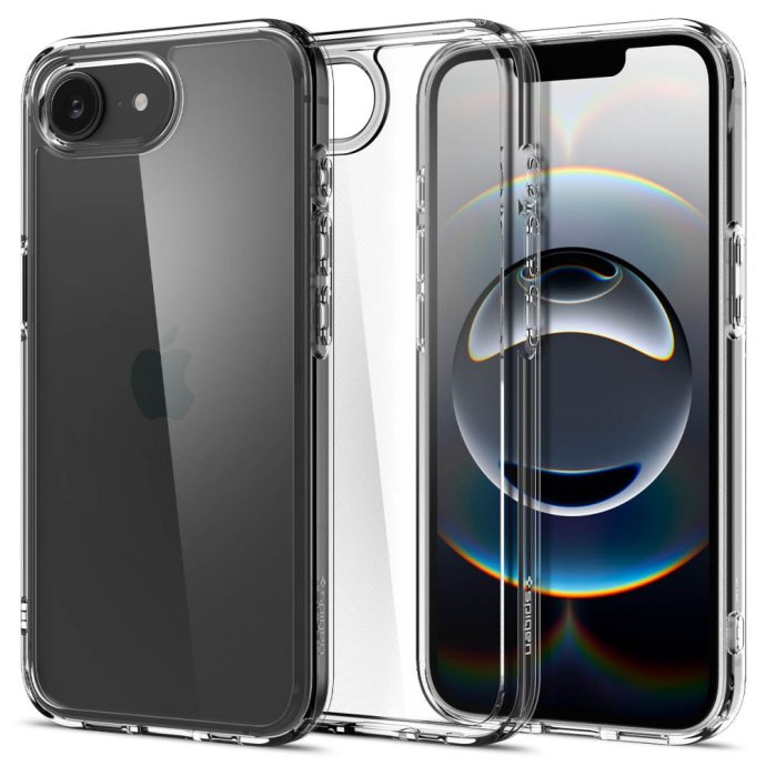 SPIGEN ULTRA HYBRID IPHONE 16E CRYSTAL CLEAR