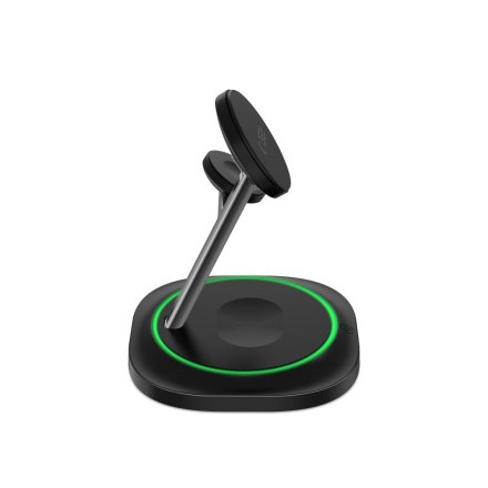 TECH-PROTECT QI15W-A46 3IN1 MAGNETIC MAGSAFE WIRELESS CHARGER BLACK