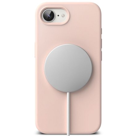 RINGKE SILICONE MAGNETIC MAGSAFE IPHONE 16E PINK SAND