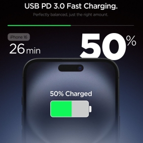 SPIGEN ESSENTIAL EE201EU 1-PORT NETWORK CHARGER 20W WHITE