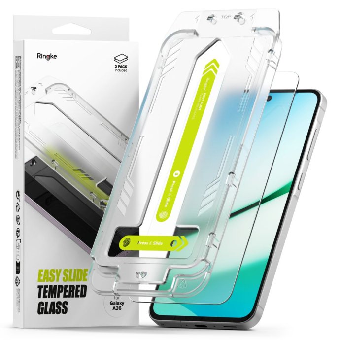 SZKŁO HARTOWANE RINGKE EASY SLIDE 2-PACK GALAXY A36 5G CLEAR