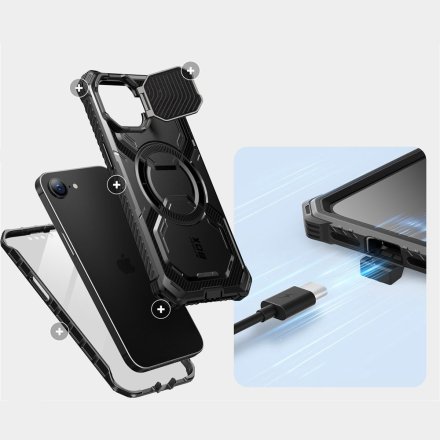 SUPCASE IBLSN ARMORBOX MAG MAGSAFE IPHONE 16E BLACK