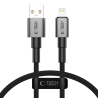 TECH-PROTECT ULTRABOOST DNA LIGHTNING CABLE 12W / 3A 25CM IRON GREY