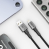 TECH-PROTECT ULTRABOOST DNA LIGHTNING CABLE 12W / 3A 25CM IRON GREY