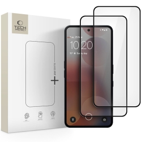 SZKŁO HARTOWANE TECH-PROTECT GLASS FIT+ 2-PACK NOTHING PHONE 3 / 3A / 3A PRO / CMF PHONE 2 PRO BLACK
