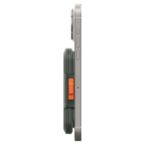 SPIGEN LOCK FIT MAGSAFE UNIVERSAL MAGNETIC CARD HOLDER MILITARY GREEN