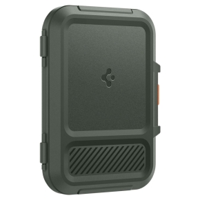 SPIGEN LOCK FIT MAGSAFE UNIVERSAL MAGNETIC CARD HOLDER MILITARY GREEN