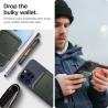 SPIGEN LOCK FIT MAGSAFE UNIVERSAL MAGNETIC CARD HOLDER MILITARY GREEN