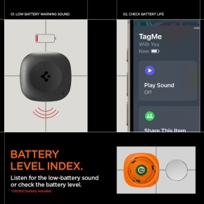 SPIGEN TAGME BLUETOOTH TRACKER BLACK