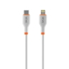 Cable VIDVIE BulkType-C/iPhone 1m white/orange