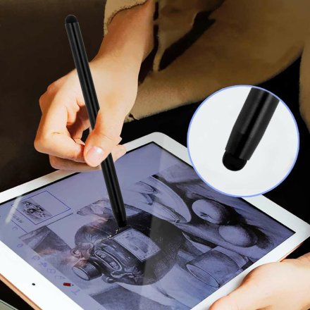 rysik aluminium touch screen pen czarny