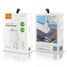 Travel charger VIDVIE PLE267 3A PD20W 1xUSB+1xType-C white