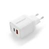 VIDVIE PLE267 1xUSB + 1xType C 3A PD 20W Netzladegerät weiß