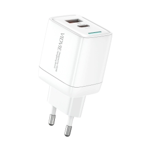 VIDVIE PLE267 1xUSB + 1xType C 3A PD 20W Netzladegerät weiß