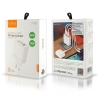 Travel charger VIDVIE PLE266 3A PD 30W 1xUSB+2xType-C white