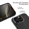 TECH-PROTECT ION CARBON MAGSAFE IPHONE 16E BLACK/SILVER