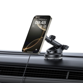 TECH-PROTECT MM15W-V10 MAGNETIC MAGSAFE DASHBOARD & VENT CAR MOUNT WIRELESS CHARGER 15W BLACK