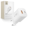 TECH-PROTECT NCM33 2-PORT NETWORK CHARGER PD 33W / QC3.0 WHITE
