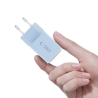 TECH-PROTECT NCM33 2-PORT NETWORK CHARGER PD 33W / QC3.0 BABY BLUE