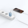 TECH-PROTECT NCM33 2-PORT NETWORK CHARGER PD 33W / QC3.0 BABY BLUE