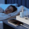 TECH-PROTECT NCM33 2-PORT NETWORK CHARGER PD 33W / QC3.0 BABY BLUE