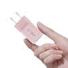 TECH-PROTECT NCM33 2-PORT NETWORK CHARGER PD 33W / QC3.0 BABY PINK