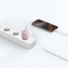 TECH-PROTECT NCM33 2-PORT NETWORK CHARGER PD 33W / QC3.0 BABY PINK