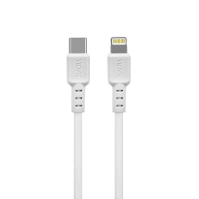 Kabel VIDVIE Type C/iPhone biały