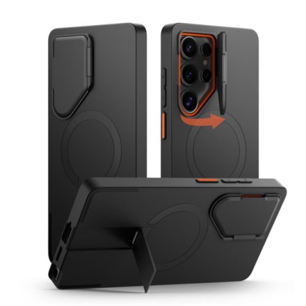 TECH PROTECT KEVLAR AURA MAGSAFE GALAXY S25 ULTRA BLACK/ORANGE