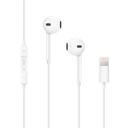 TECH-PROTECT ULTRABOOST LIGHTNING EARPHONE CORE WHITE