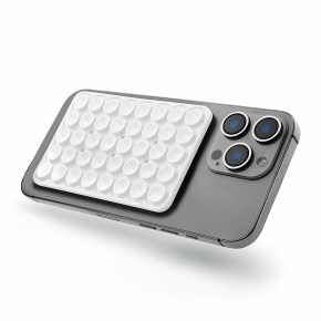 Double-sided suction cup white