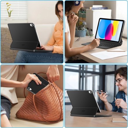 TECH-PROTECT SMARTCASE MAGNETIC + KEYBOARD IPAD 10.9” 10 / 2022 / 11” 11 / 2025 BLACK