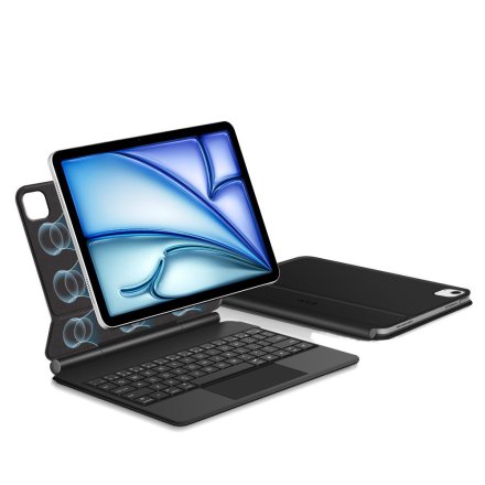 TECH-PROTECT SMARTCASE MAGNETIC + KEYBOARD IPAD AIR 10.9” 4 / 5 / 2020-2022 / 11” 6 / 7 / 2024-2025 BLACK