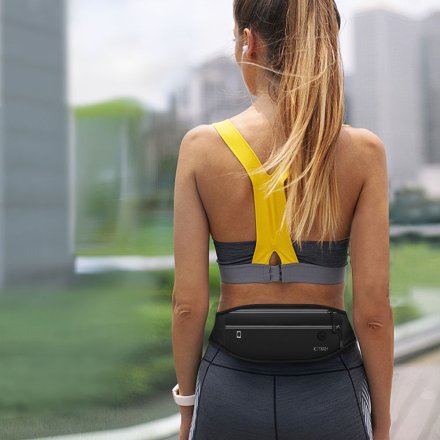TECH-PROTECT M7 UNIVERSAL SPORT WAIST BAG BLACK