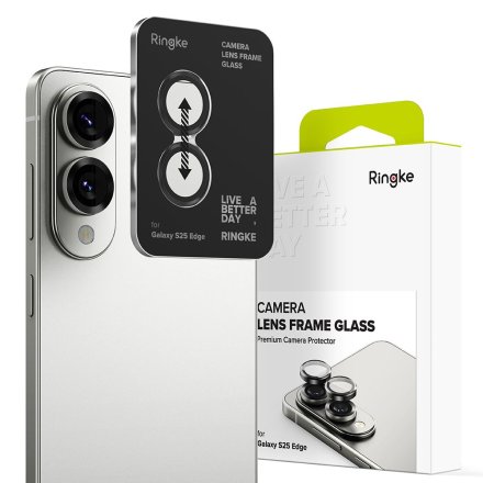 OSŁONA APARATU RINGKE CAMERA FRAME PROTECTOR GALAXY S25 EDGE BLACK