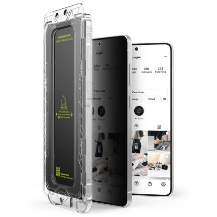 SZKŁO HARTOWANE RINGKE EASY SLIDE 2-PACK GALAXY S25 EDGE PRIVACY