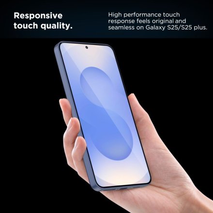 SZKŁO HARTOWANE TECH-PROTECT QUICK SET+ 2-PACK GALAXY S25 CLEAR
