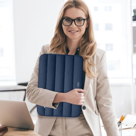 TECH-PROTECT FLUFFY LAPTOP 13-14 NAVY BLUE