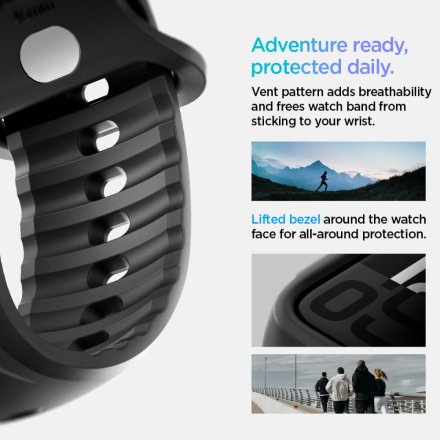SPIGEN LIQUID AIR PRO APPLE WATCH 10 (46 MM) MATTE BLACK